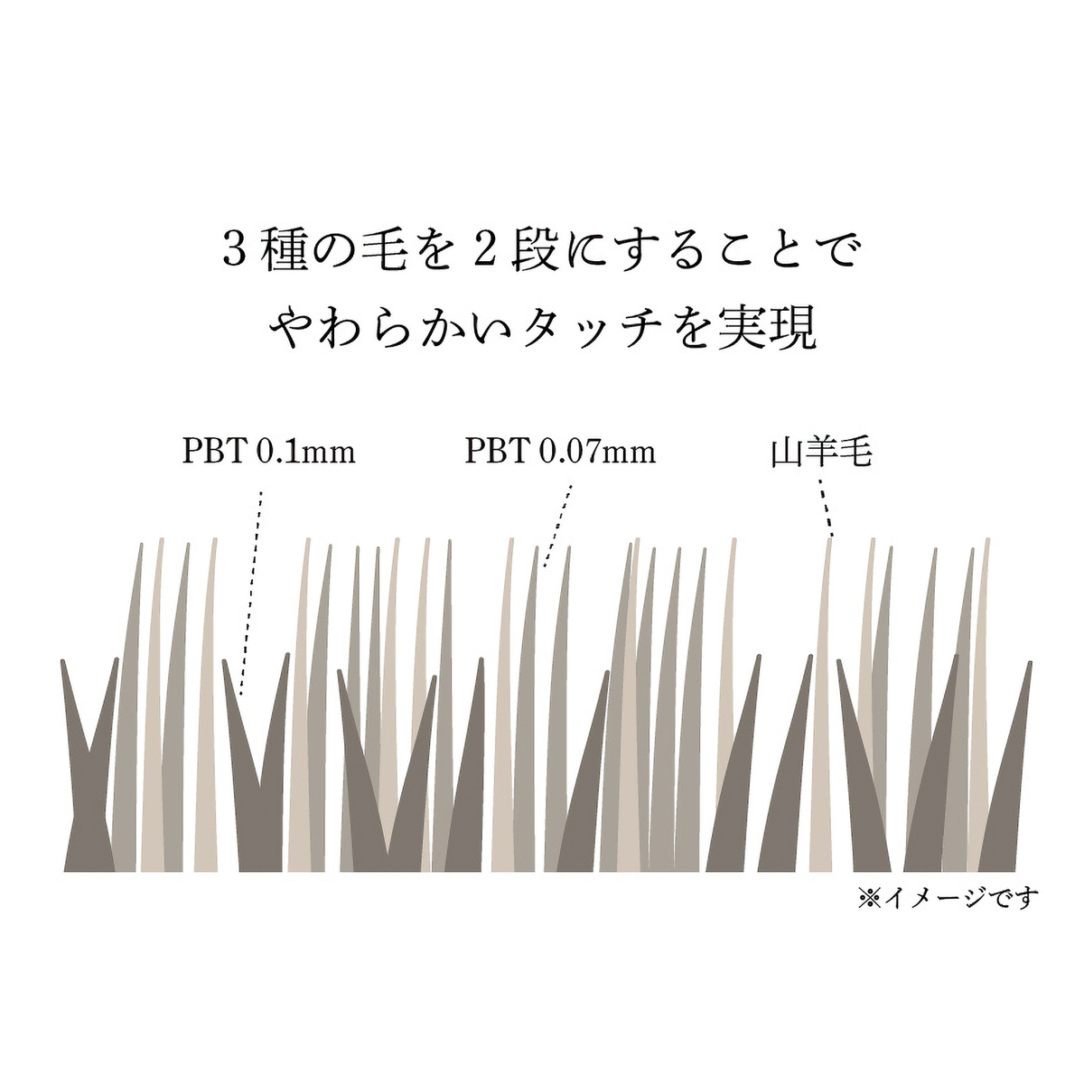 村岸産業熊野筆の2wayボディブラシふんわりタッチ