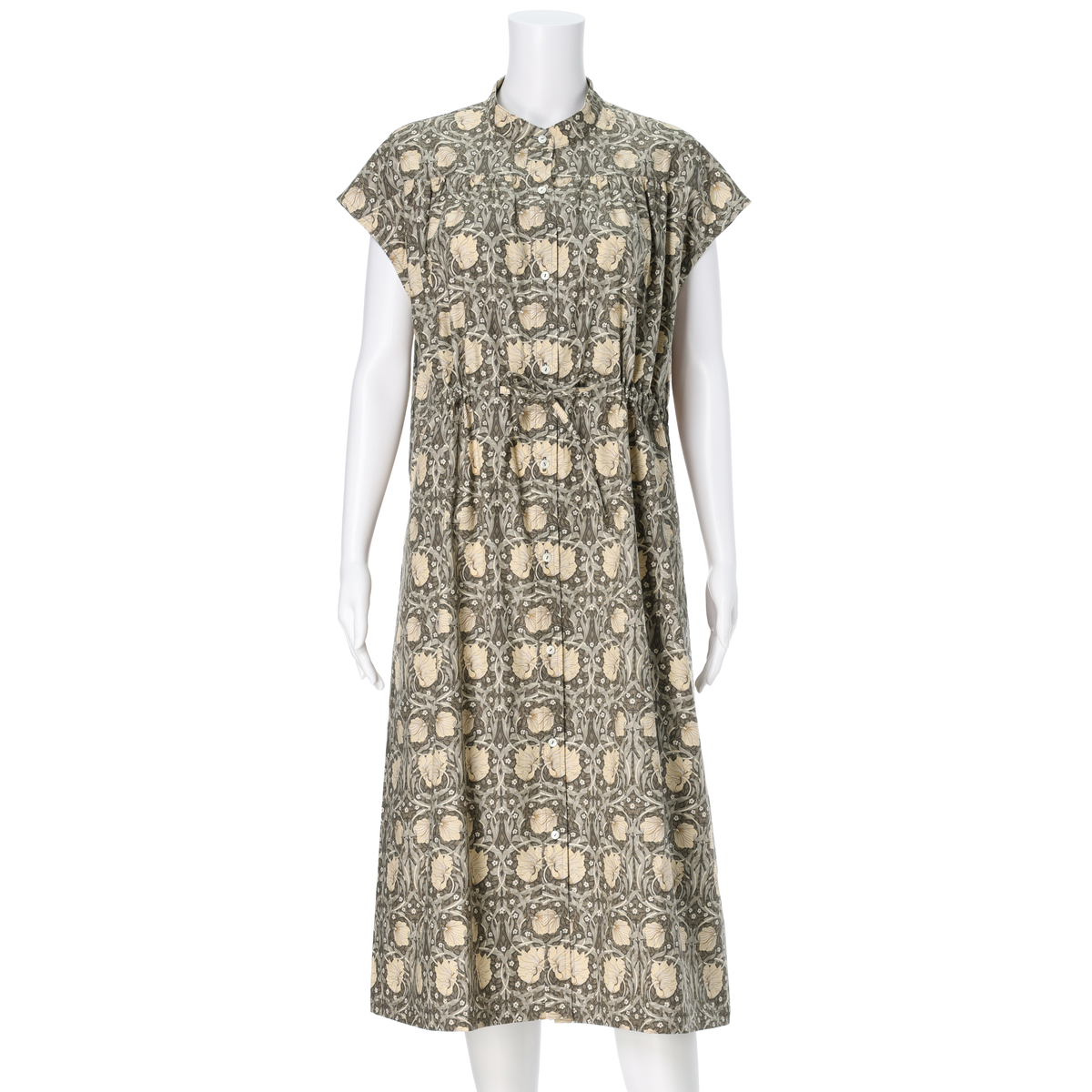 ウエストドロストフレンチワンピース