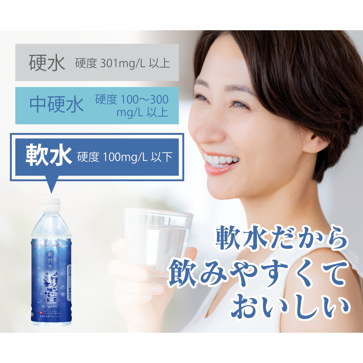 【新月水　新嘗】　プレミアムシリカ水