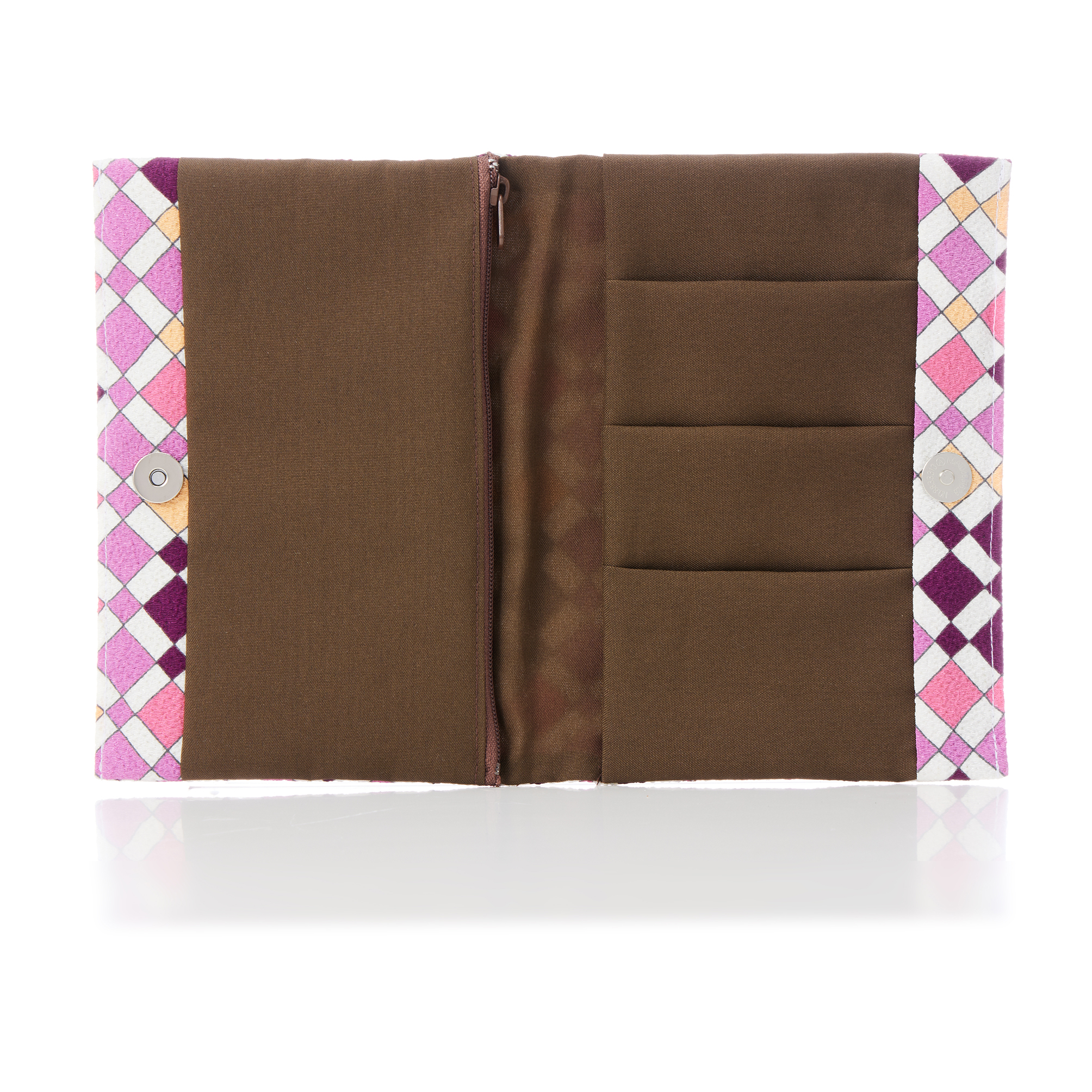 和ほのか 保険証入れ ちりめん格子