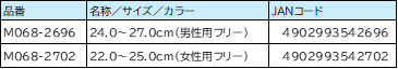 サイズ表