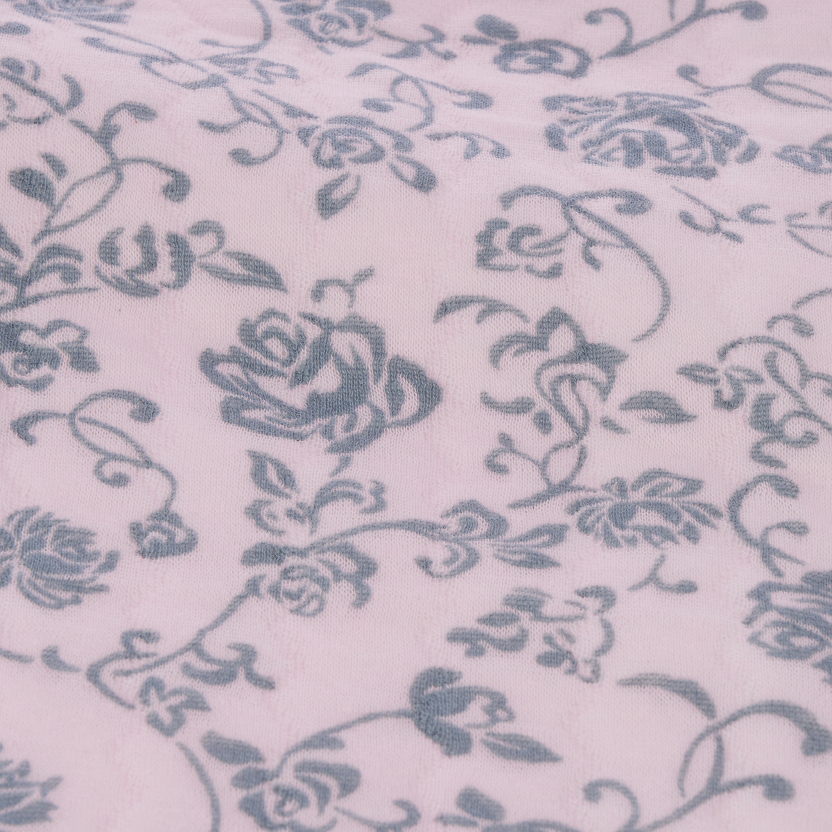 ソフトキルトつる花柄