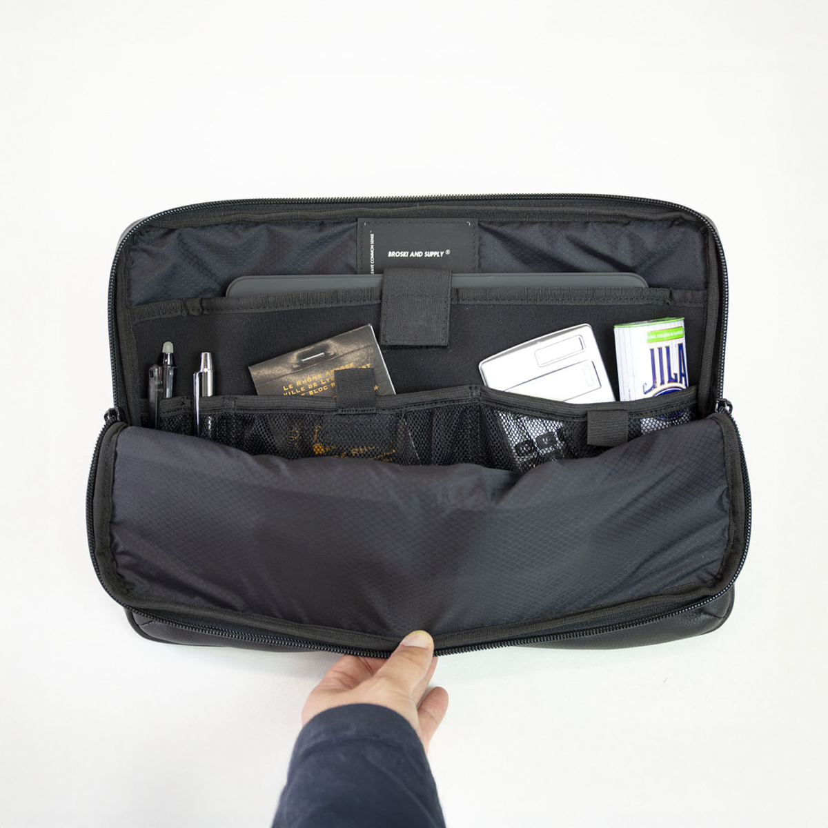 BROSKI & SUPPLY　フェンダー　クラッチバッグ