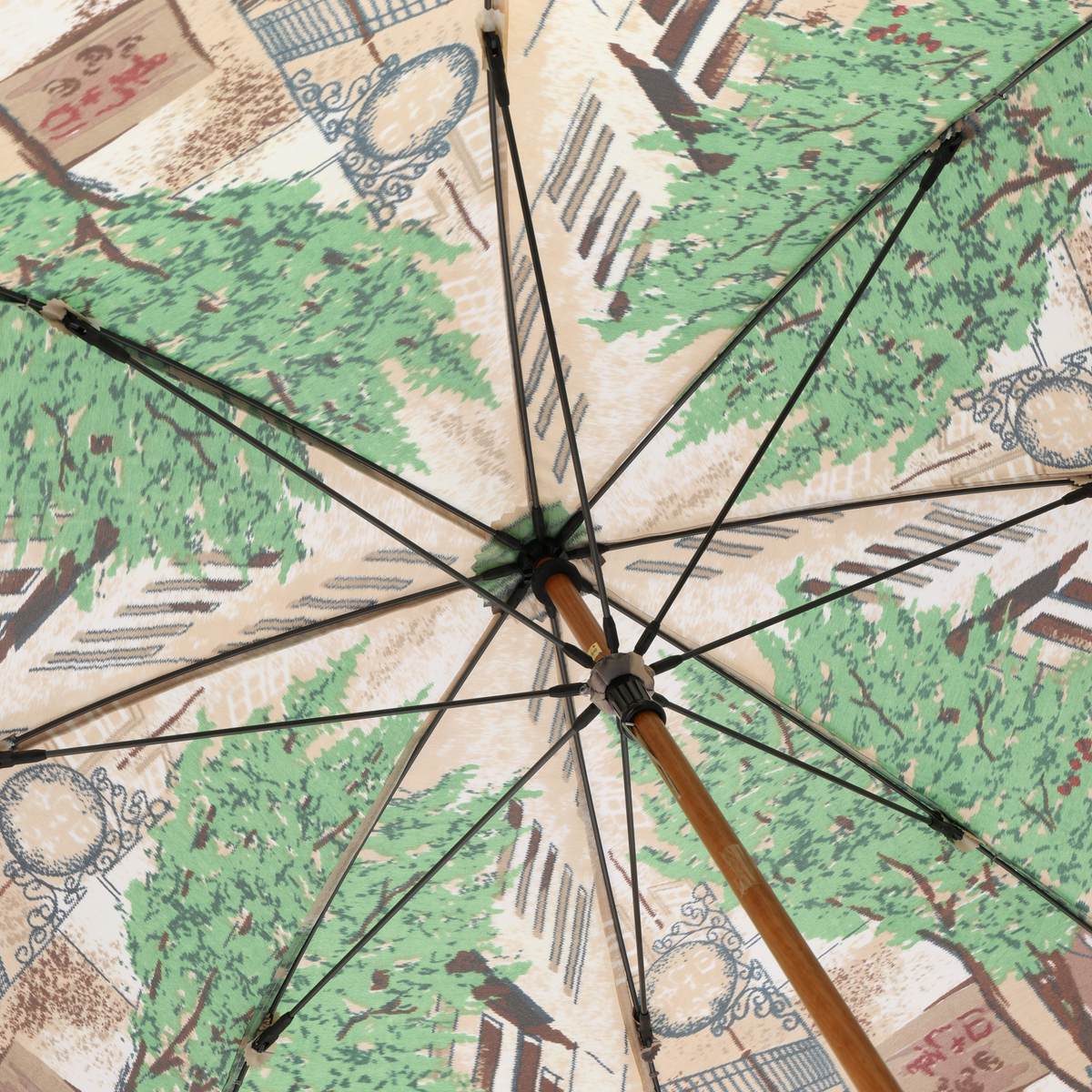 【モンブラン】ほぐし織の長傘/街路樹