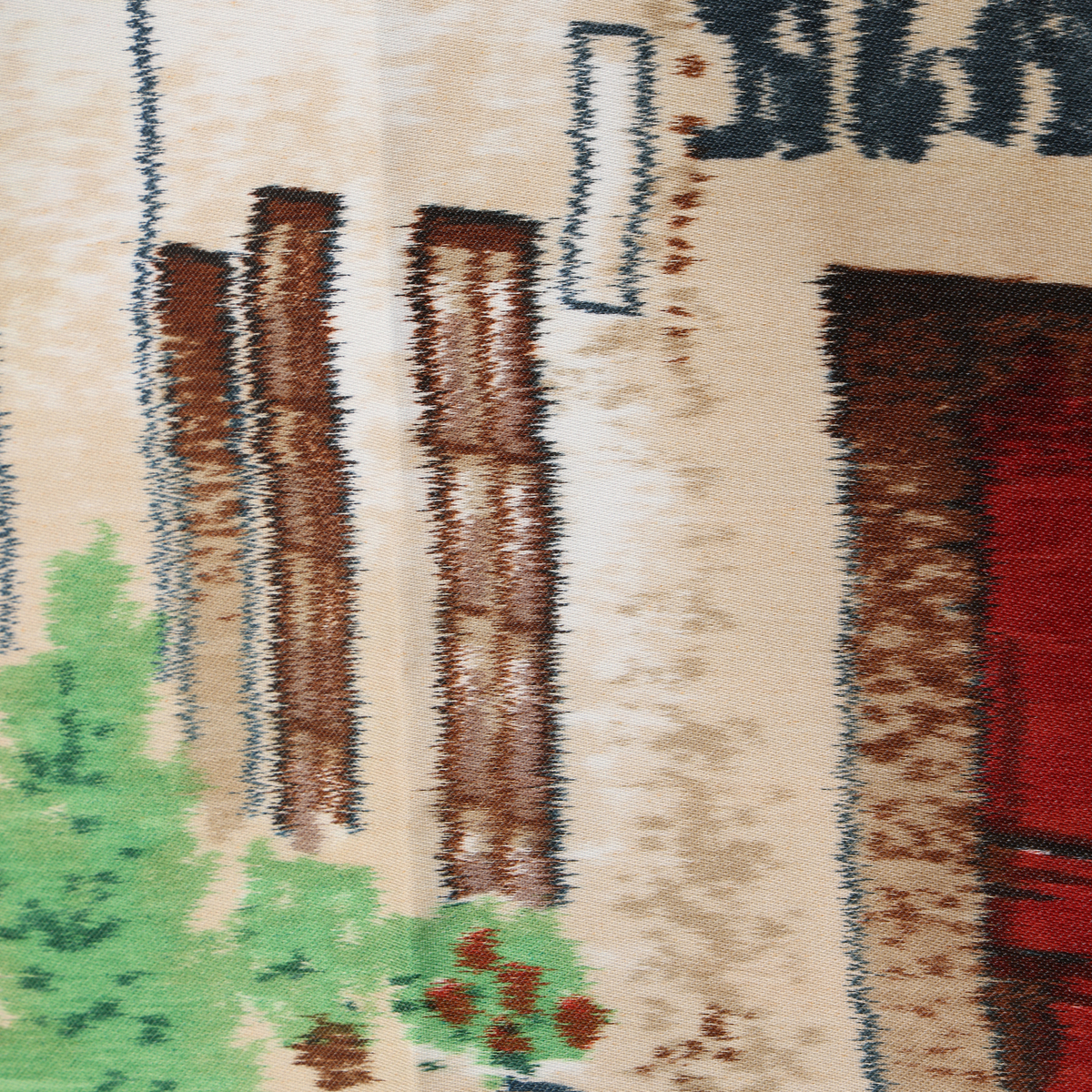 【モンブラン】ほぐし織の長傘/街路樹