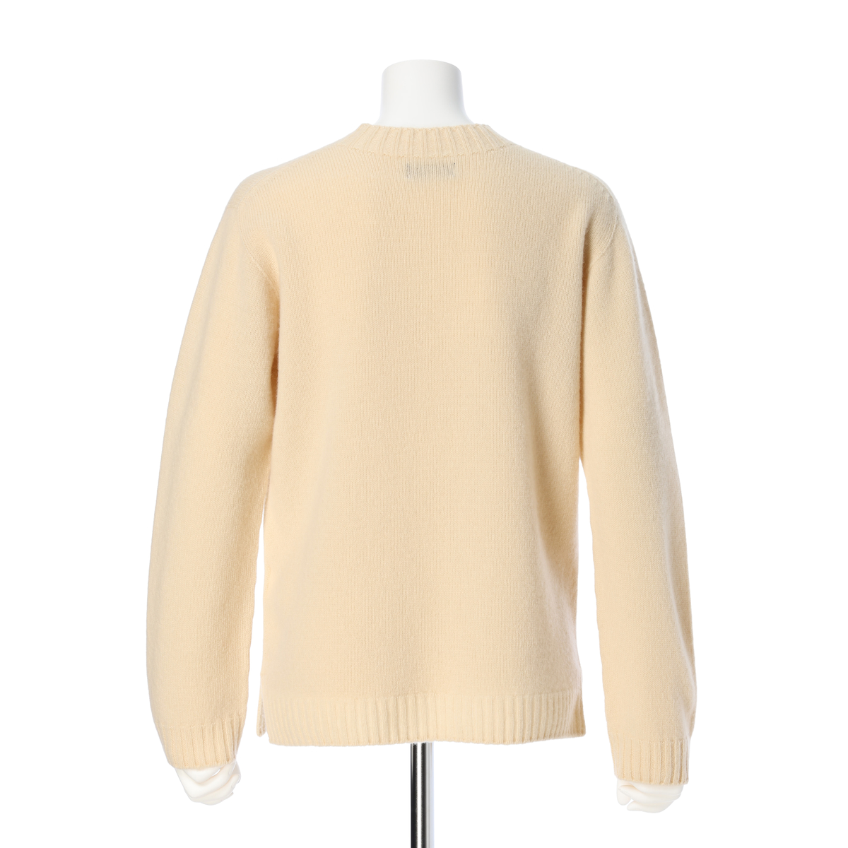 [OTA KNIT(オオタニット)] ウールクルーネックプルオーバー