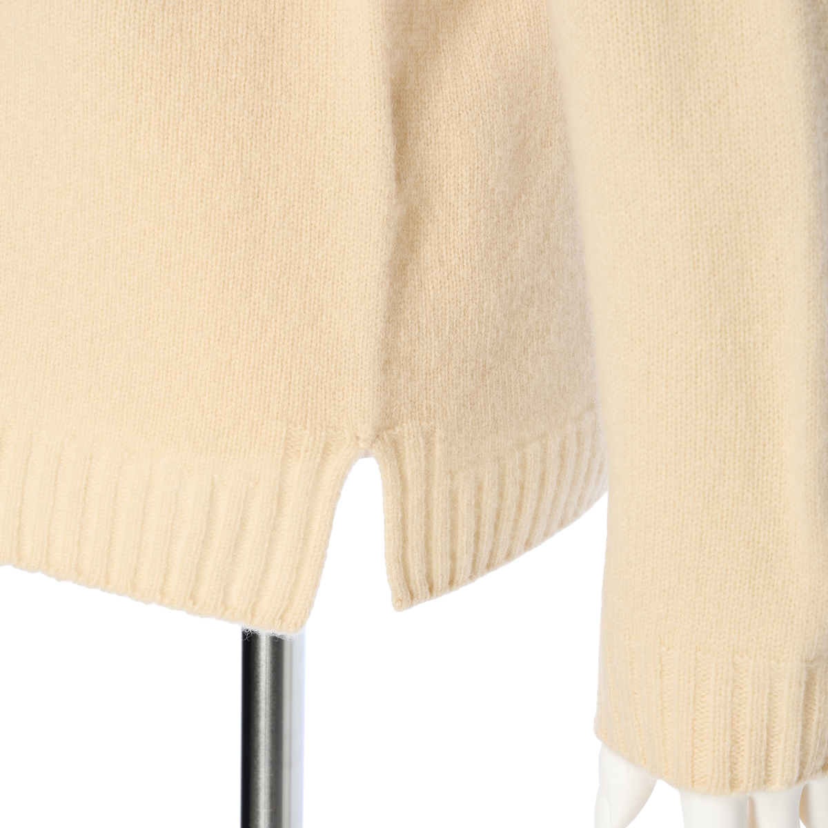 [OTA KNIT(オオタニット)] ウールクルーネックプルオーバー