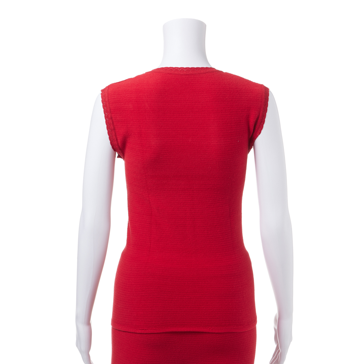 【ゲルマ】赤の健康ベスト女性用