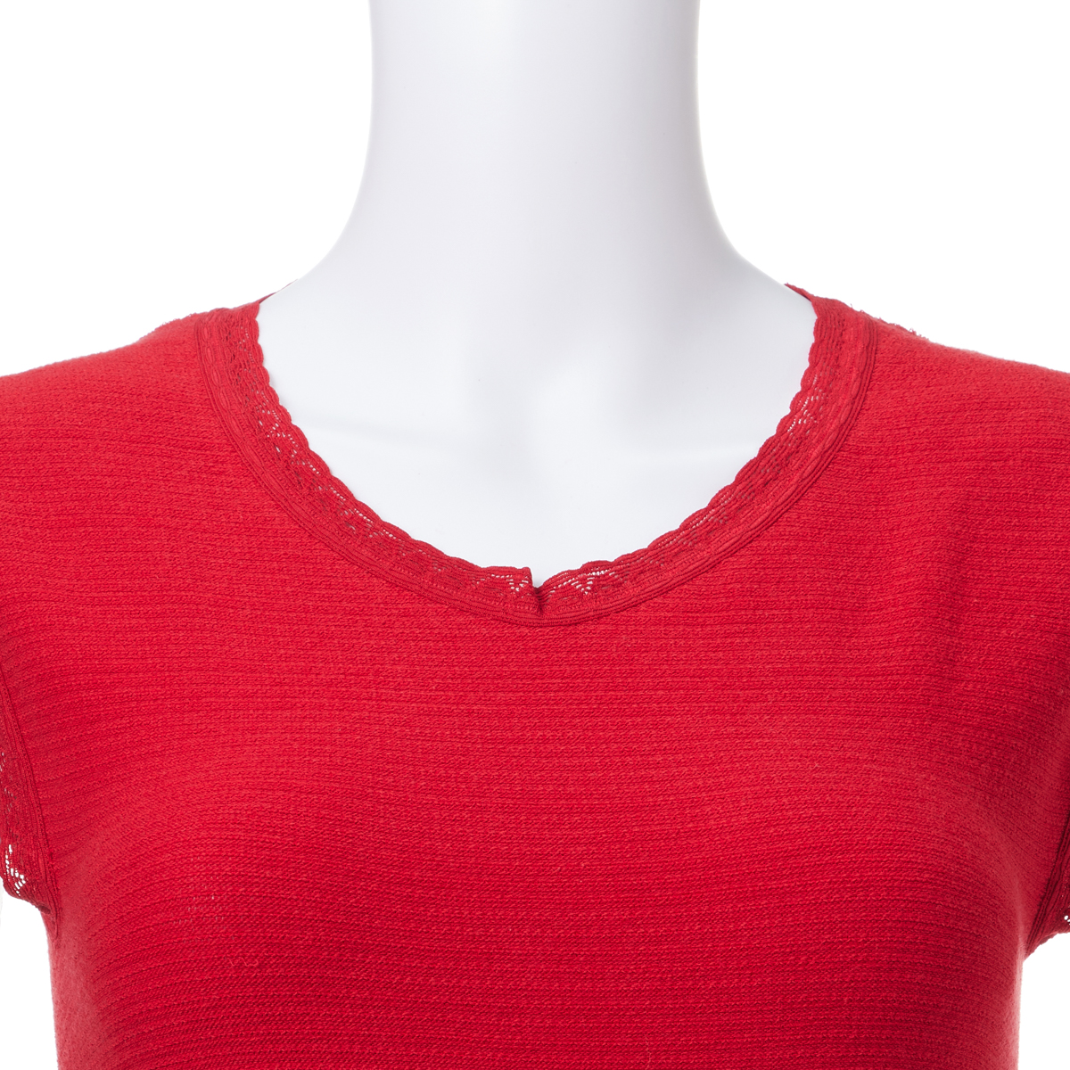 【ゲルマ】赤の健康ベスト女性用