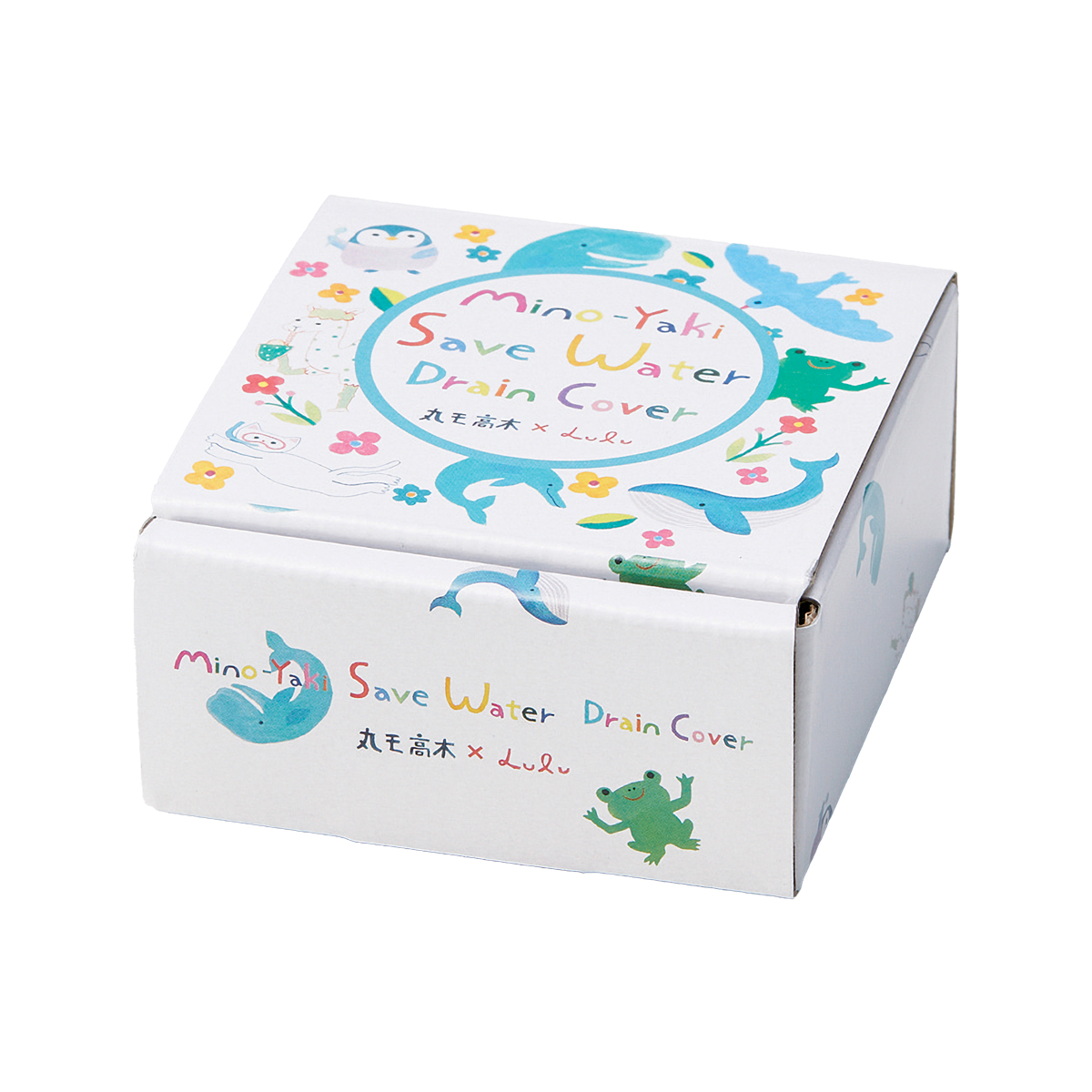 【丸モ高木陶器】排水口カバー　まっこうくじら