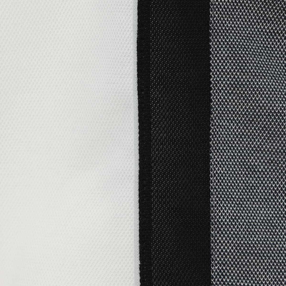 DUNLOP REFINED　縦切替鹿子長袖ポロシャツ