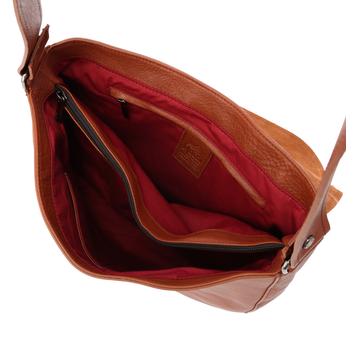 【Bruno Rossi】 MEN’S本革フラップショルダーバッグ