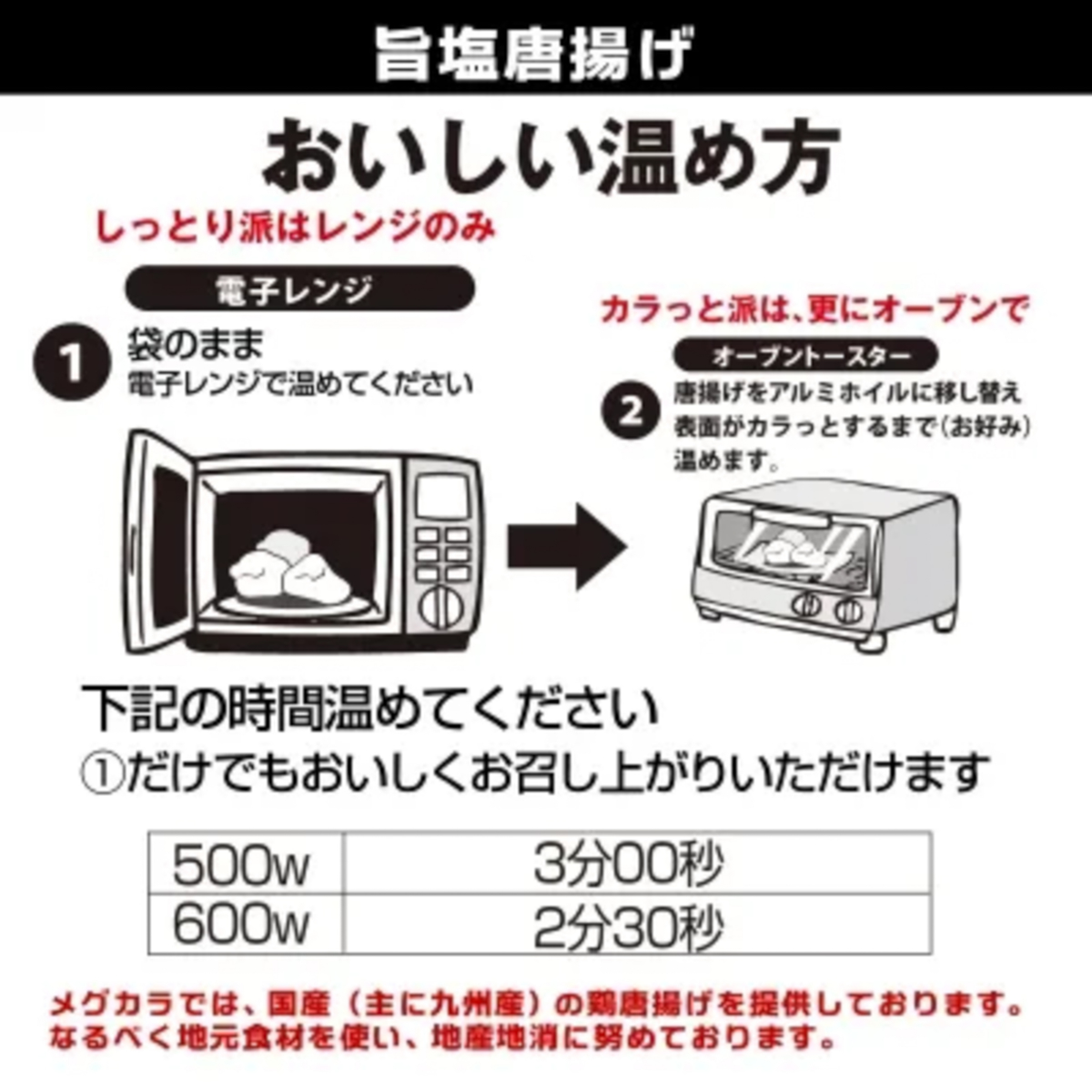 【冷凍】恵屋 旨塩唐揚げ(マスコ)