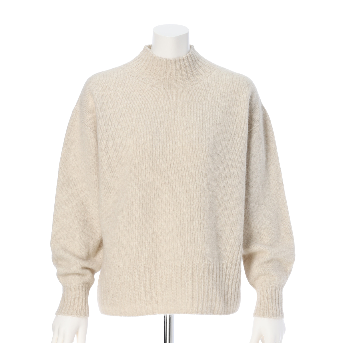 FOX混ハイネックニット