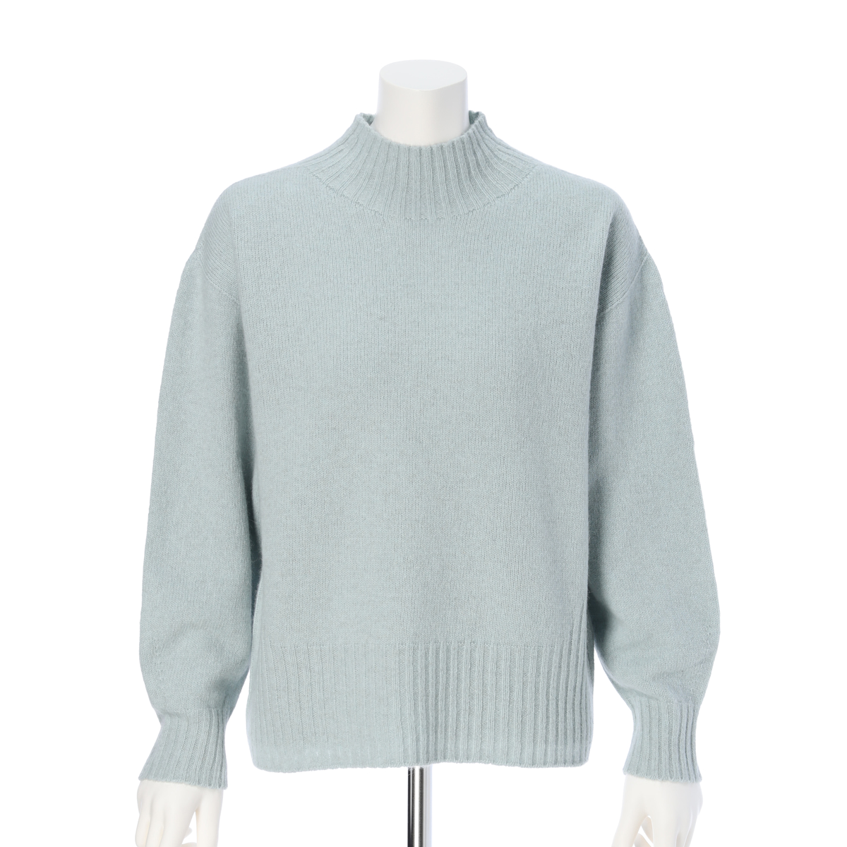 FOX混ハイネックニット