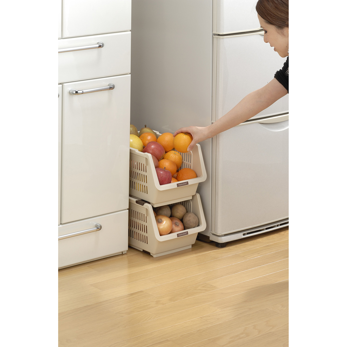 じゃが玉ストッカー アイボリー