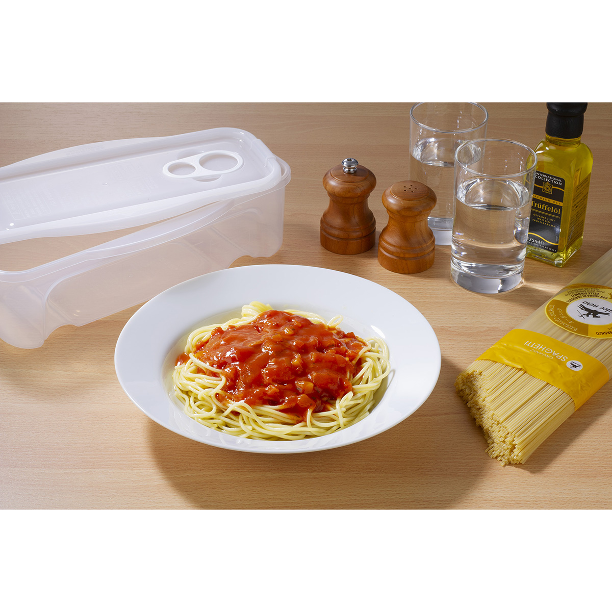 レンジで簡単 パスタ用