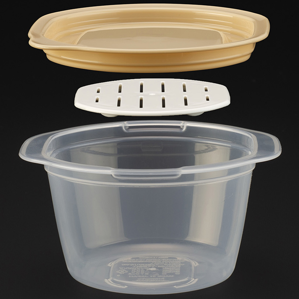 すのこ付き ごはん容器 3個組