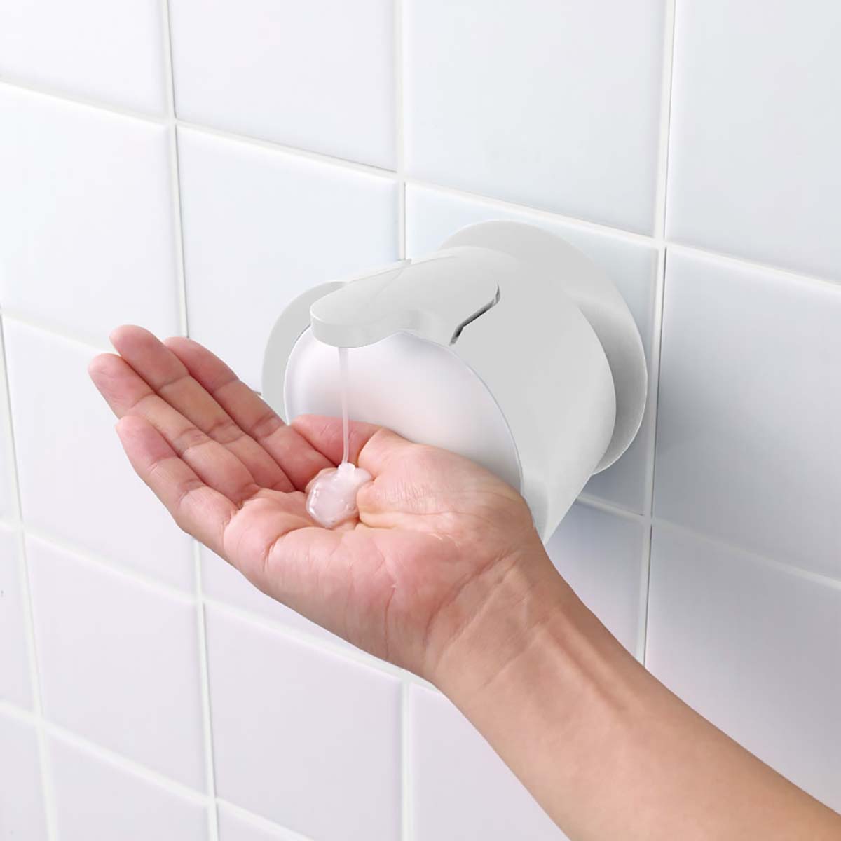 mog ウォールソープディスペンサー ホワイト PW-1710-w4