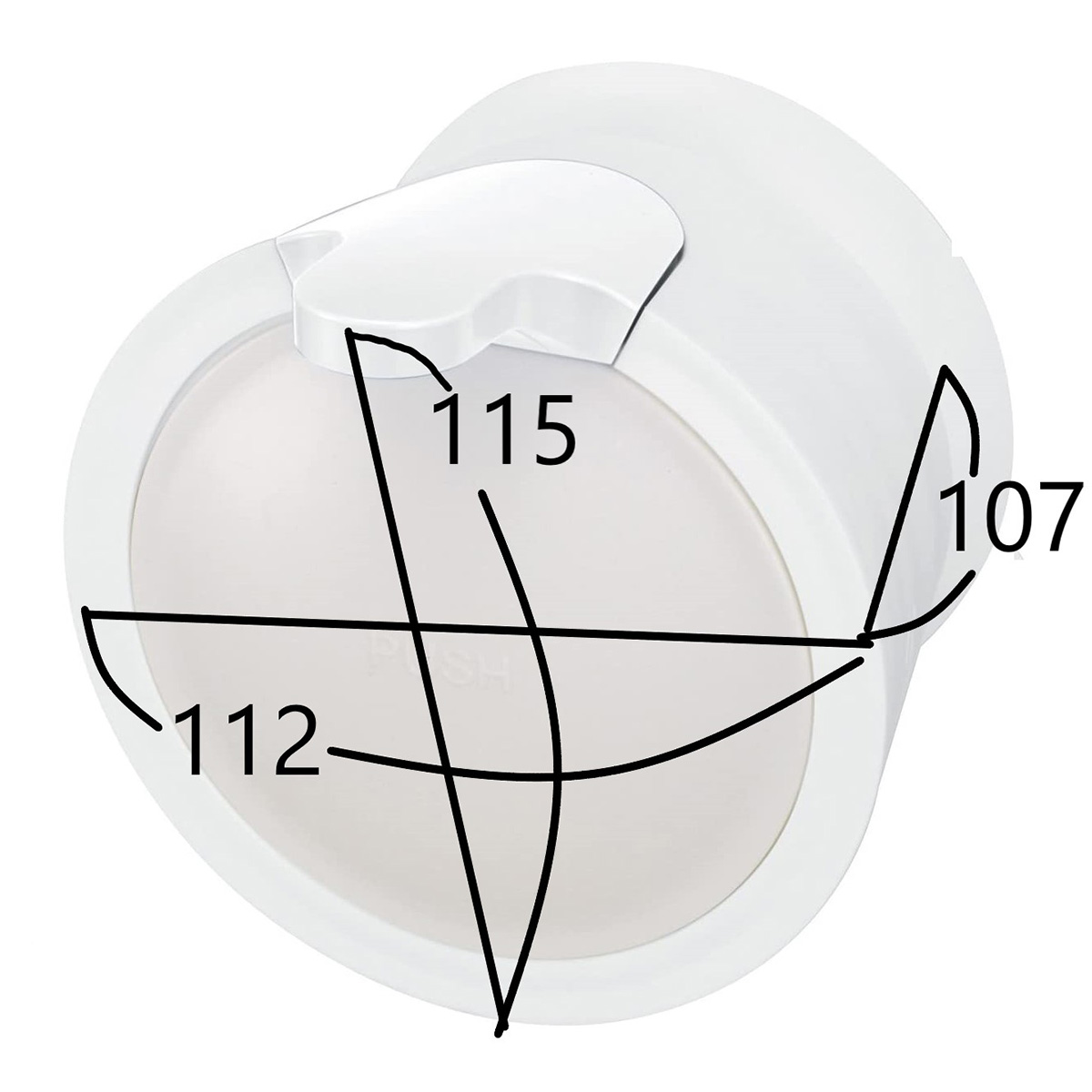mog ウォールソープディスペンサー ホワイト PW-1710-w4