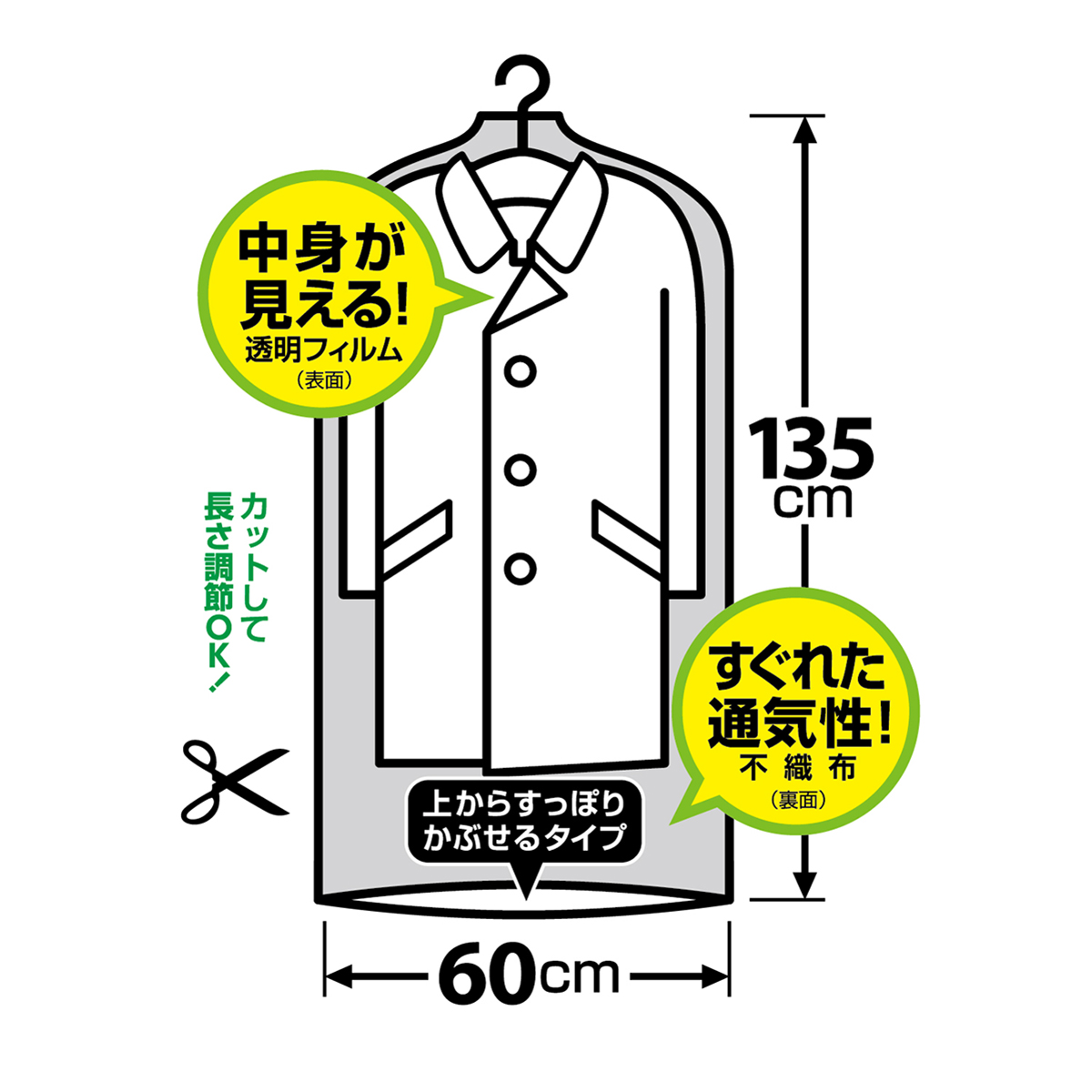 ベーシックドレスカバー7枚入