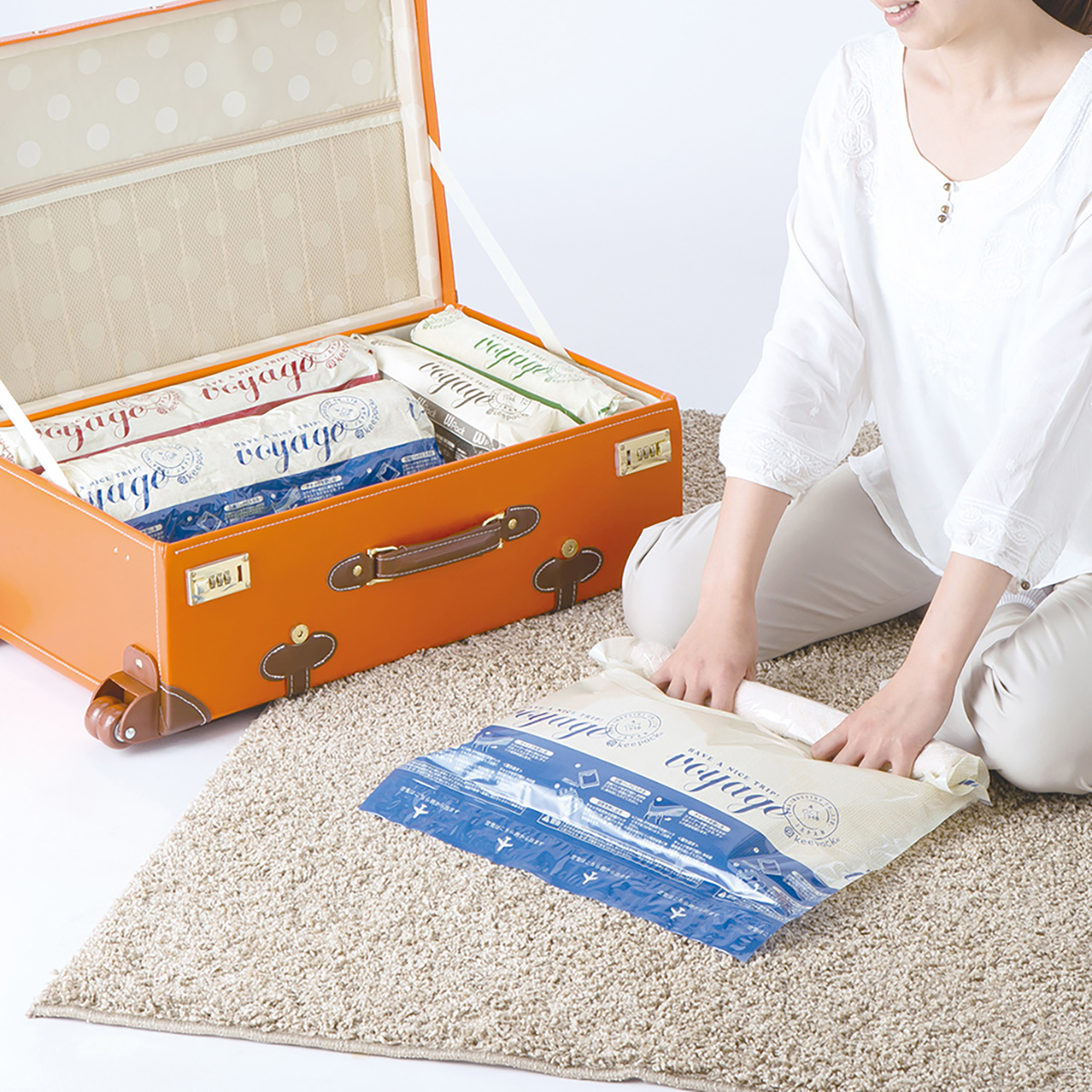 VO押すだけ衣類圧縮パックL 2枚入