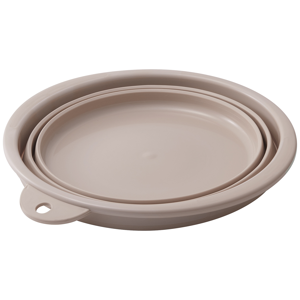 ソフトタブ 折りたたみたらい ベージュ