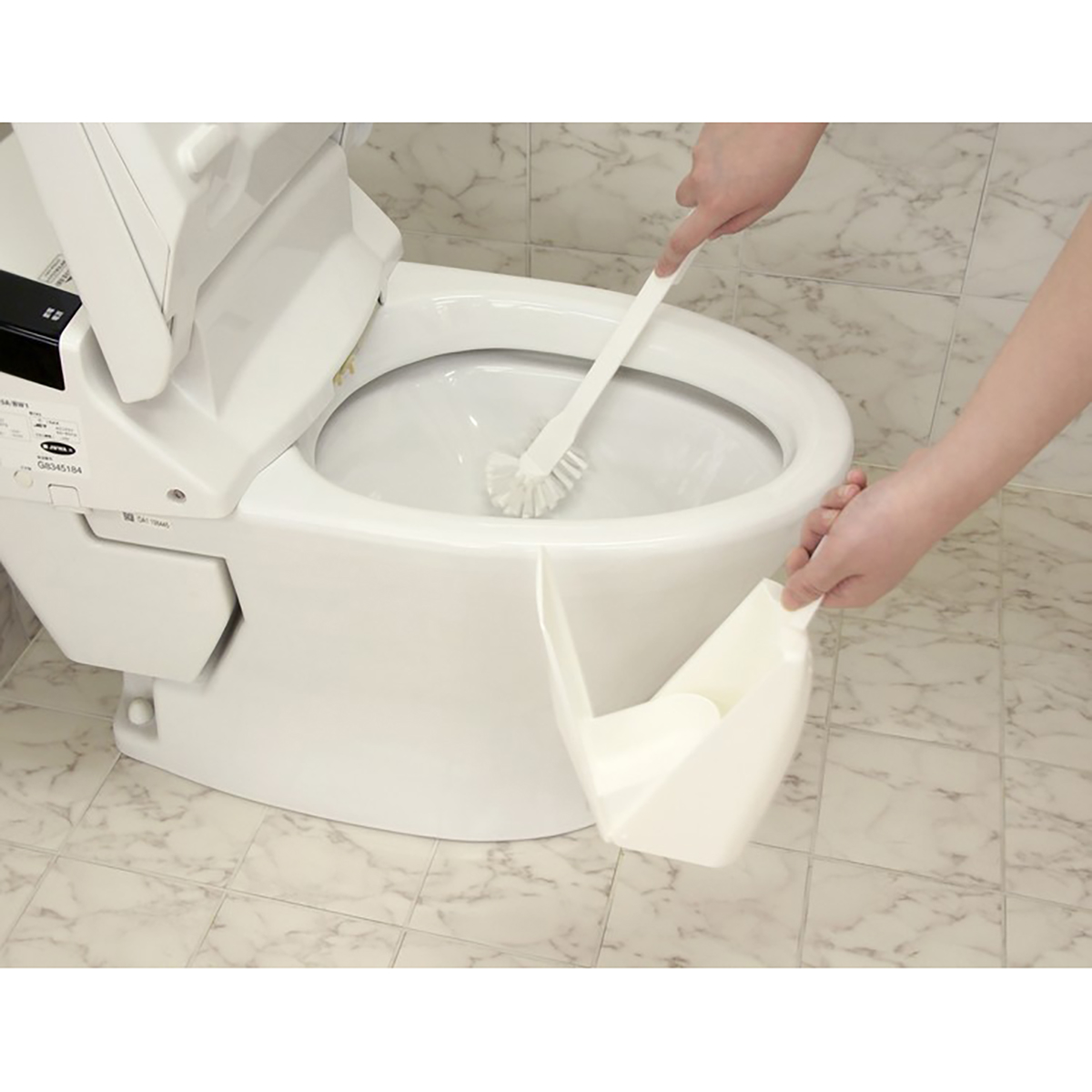 TPII トイレブラシ ラウンド ケース付き