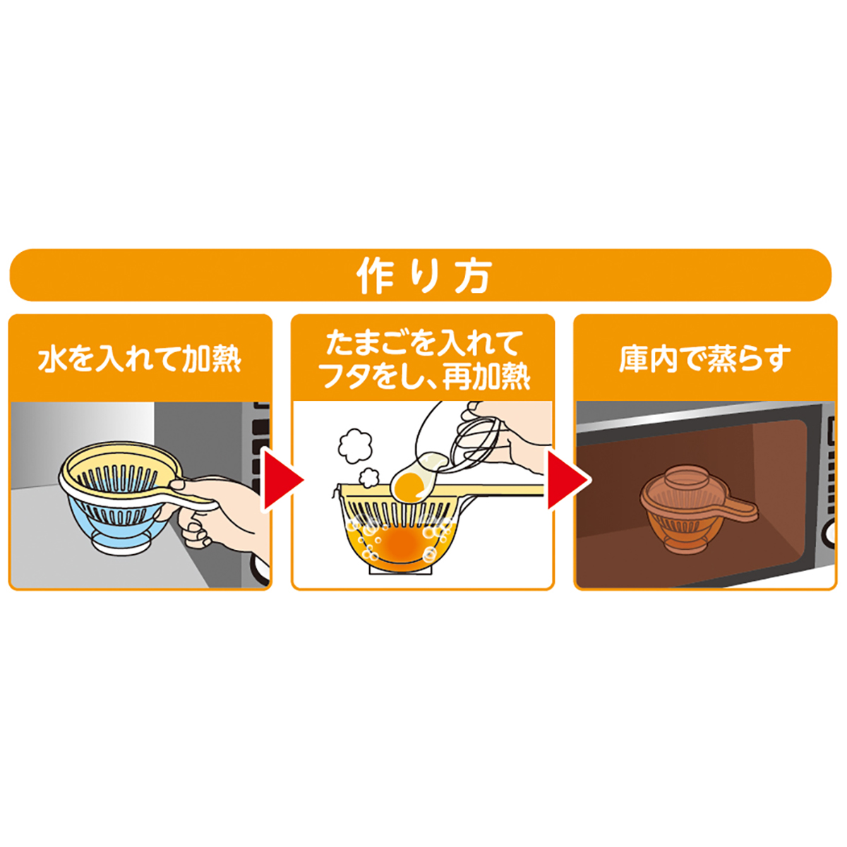 レンジで温玉風