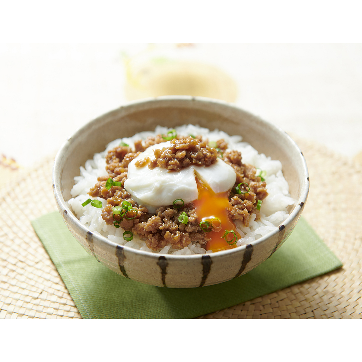 レンジで温玉風