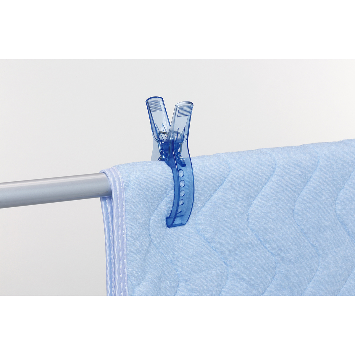 CLRダブルバネベランダ用ピンチ 2個入 ブルー