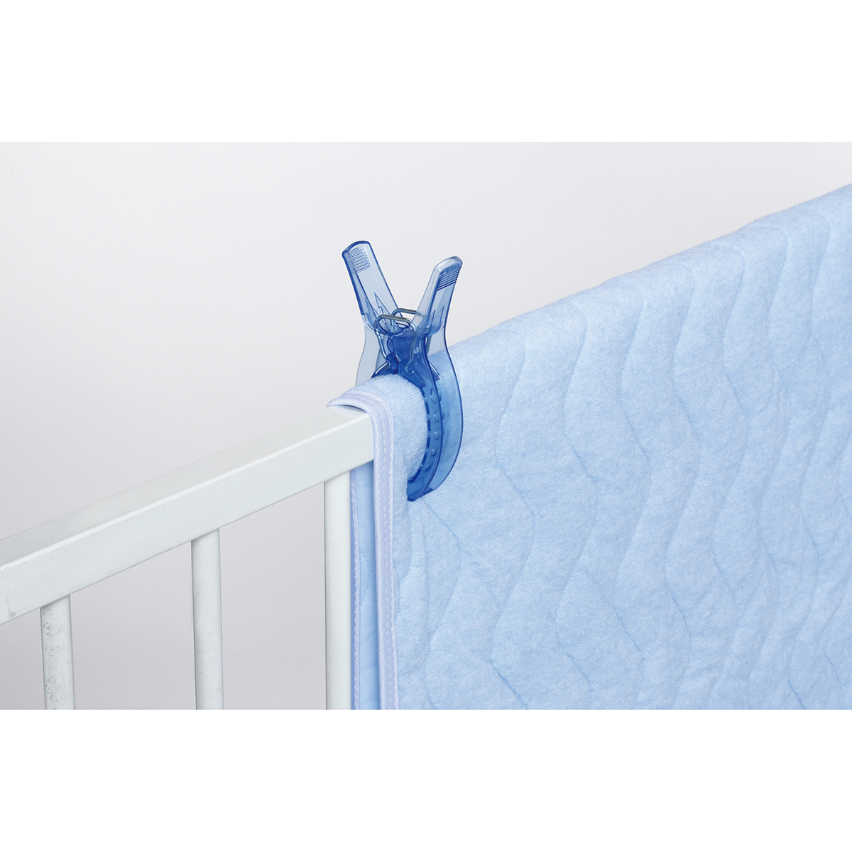 CLRダブルバネベランダ用ピンチ 2個入 ブルー