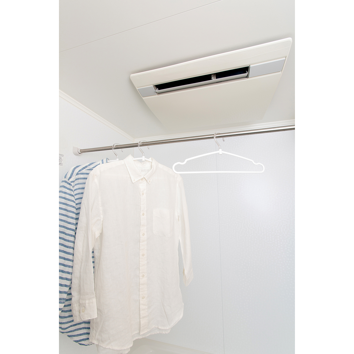 UDランドリーハンガー 3本組 ホワイト