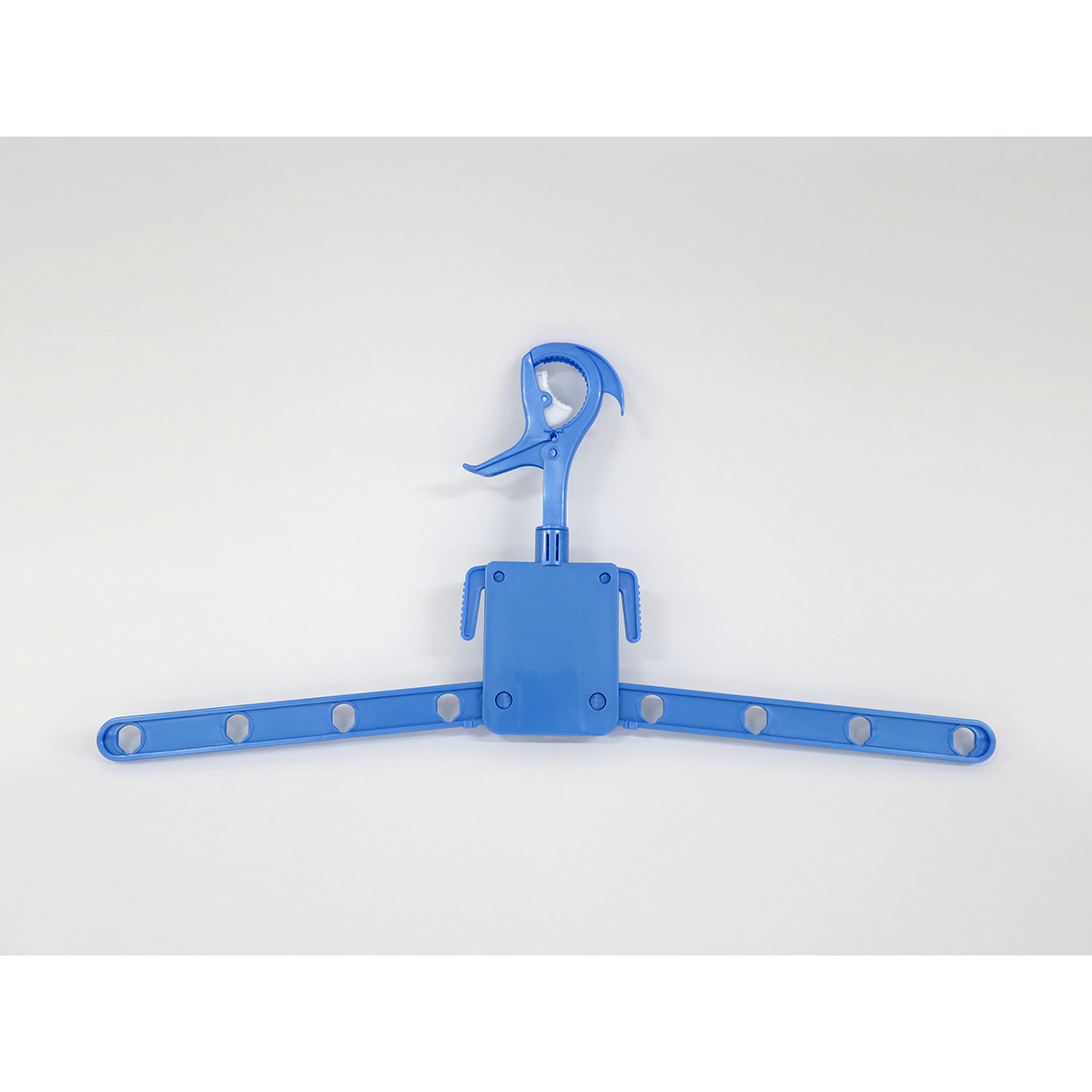 NSRランドリーハンガーまとめ干し8本掛け ブルー