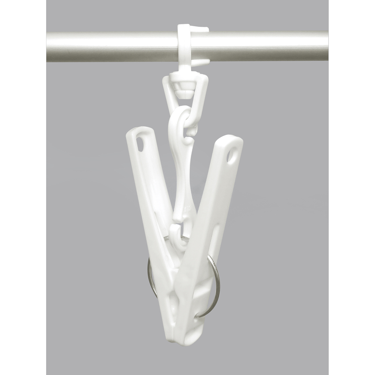 ラクMAXアルミ角ハンガー長ピンチ32個付