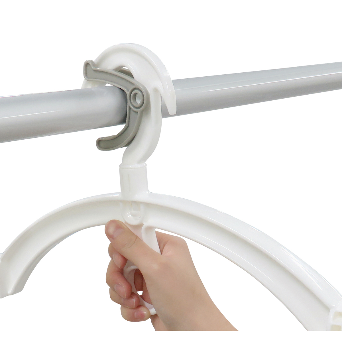 ラクMAXアルミ角ハンガー長ピンチ32個付