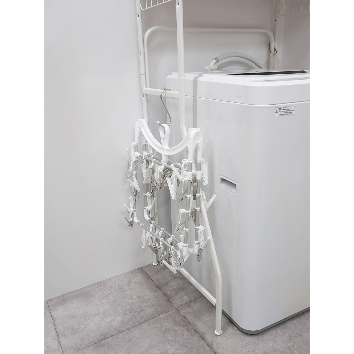 ラクMAXアルミ角ハンガー長ピンチ40個付