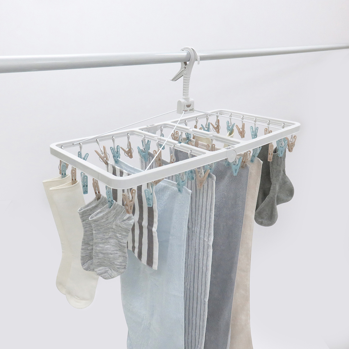 LTRジャンボ角ハンガー ピンチ42個付