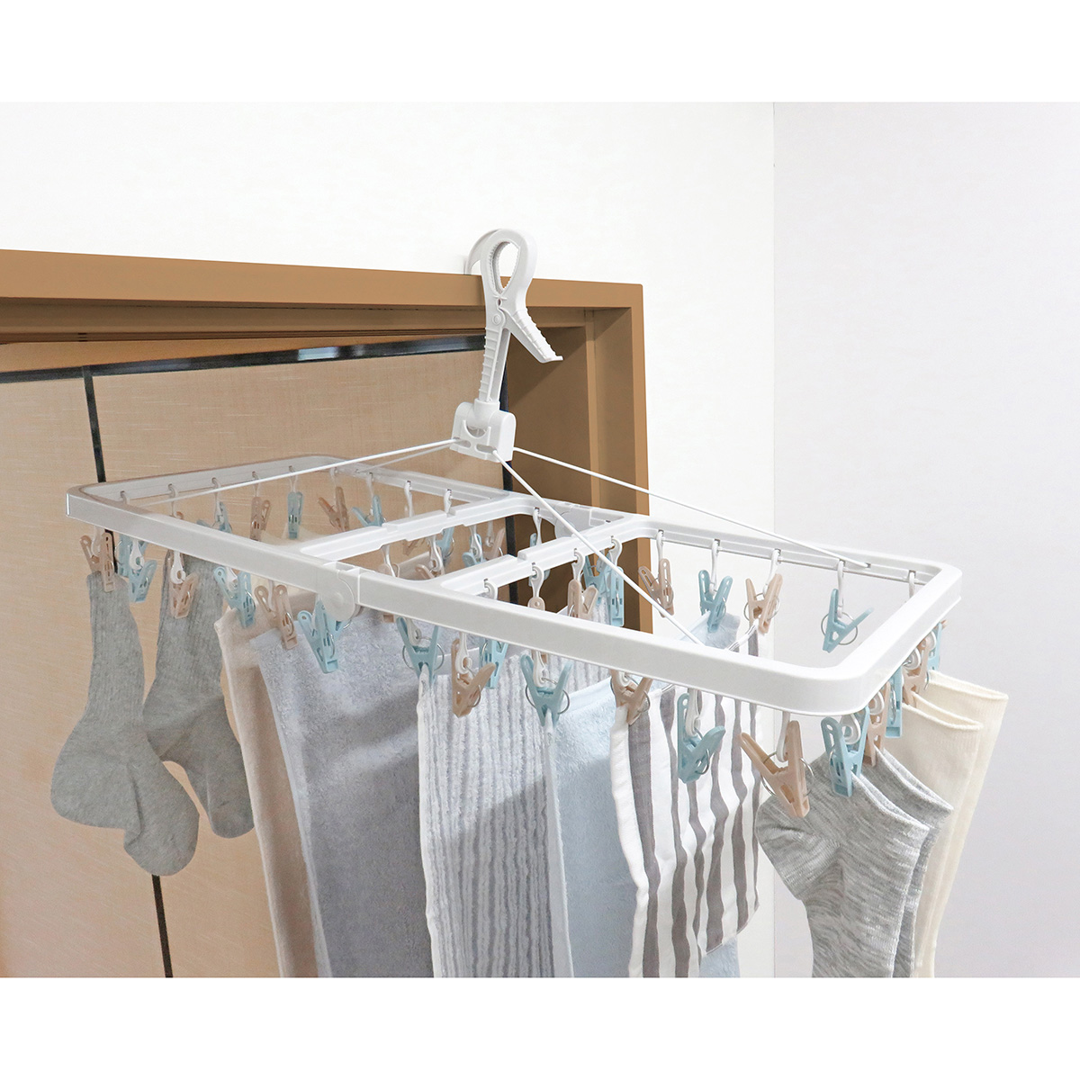 LTRジャンボ角ハンガー ピンチ42個付