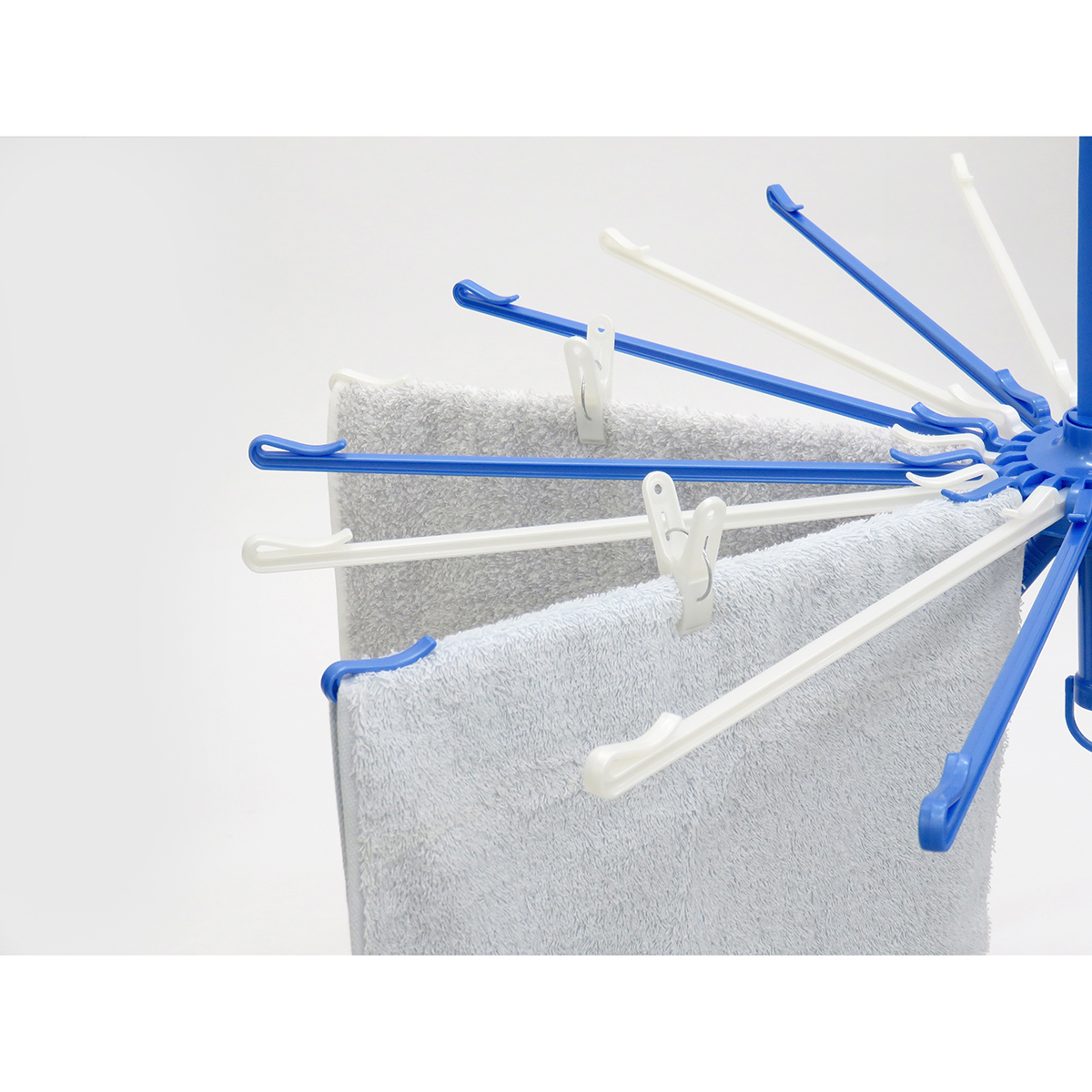 NSRハンガーまるごとピンチ 10個入 ブルー・ホワイト