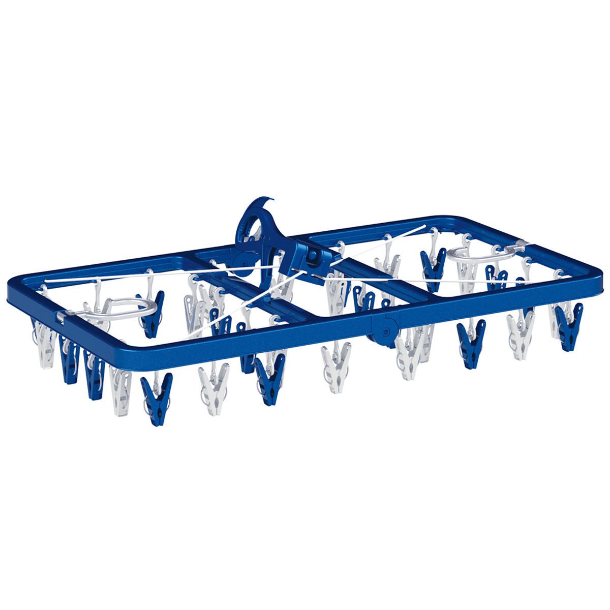 LSTサイドフック付き角ハンガー ピンチ32個付き