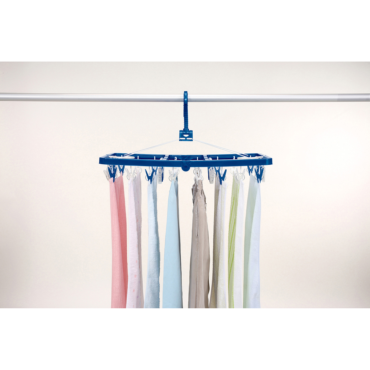 LSTサイドフック付き角ハンガー ピンチ32個付き