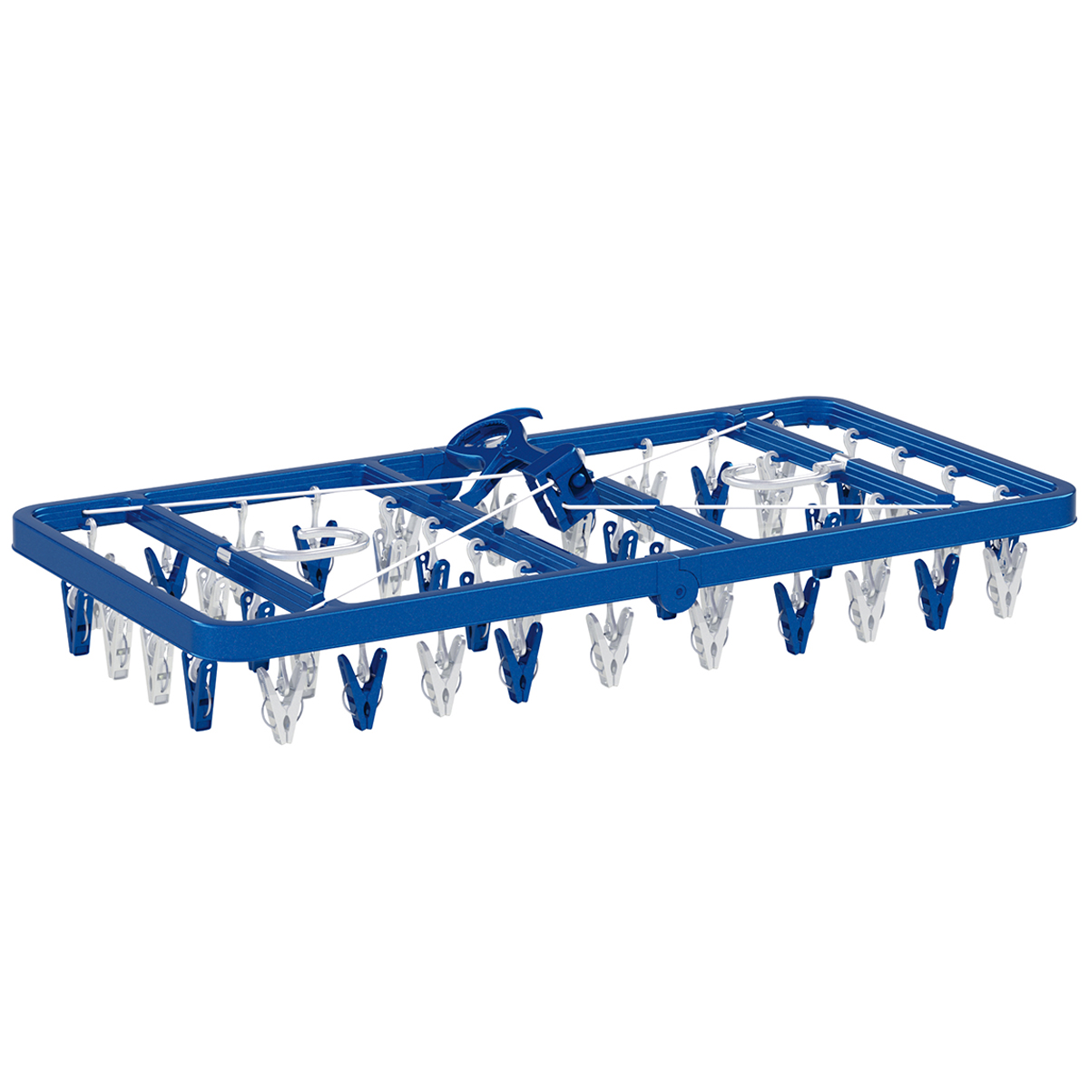 LSTサイドフック付き角ハンガー ピンチ42個付き