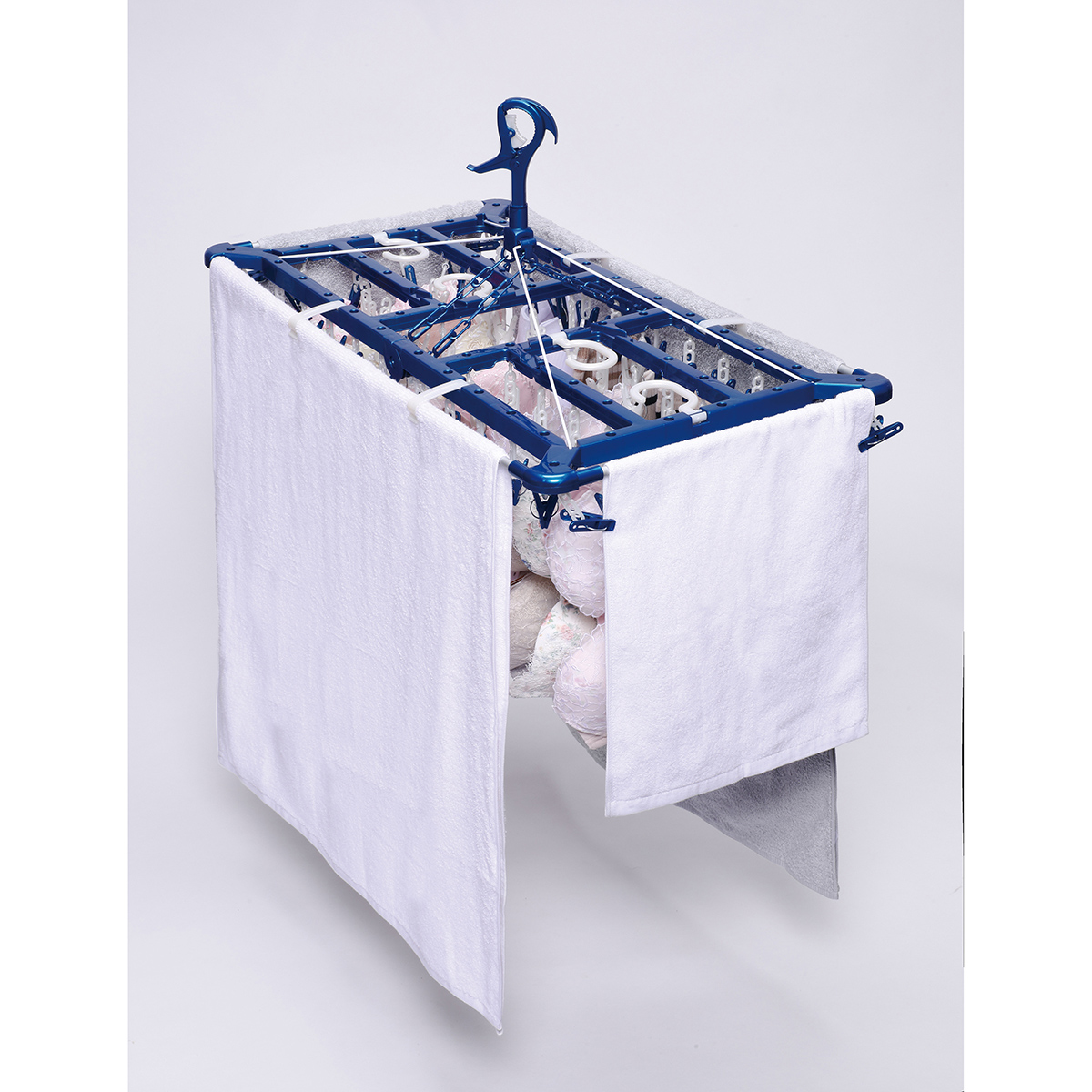 LSTタオルで隠し干しハンガー ピンチ52個付き