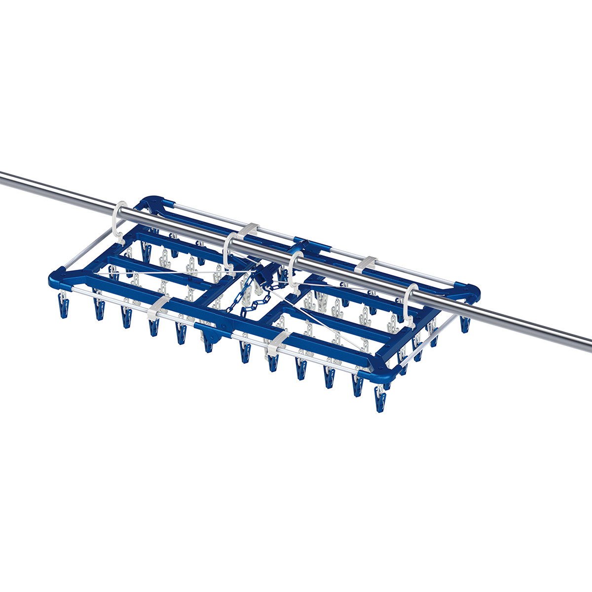 LSTタオルで隠し干しハンガー ピンチ52個付き