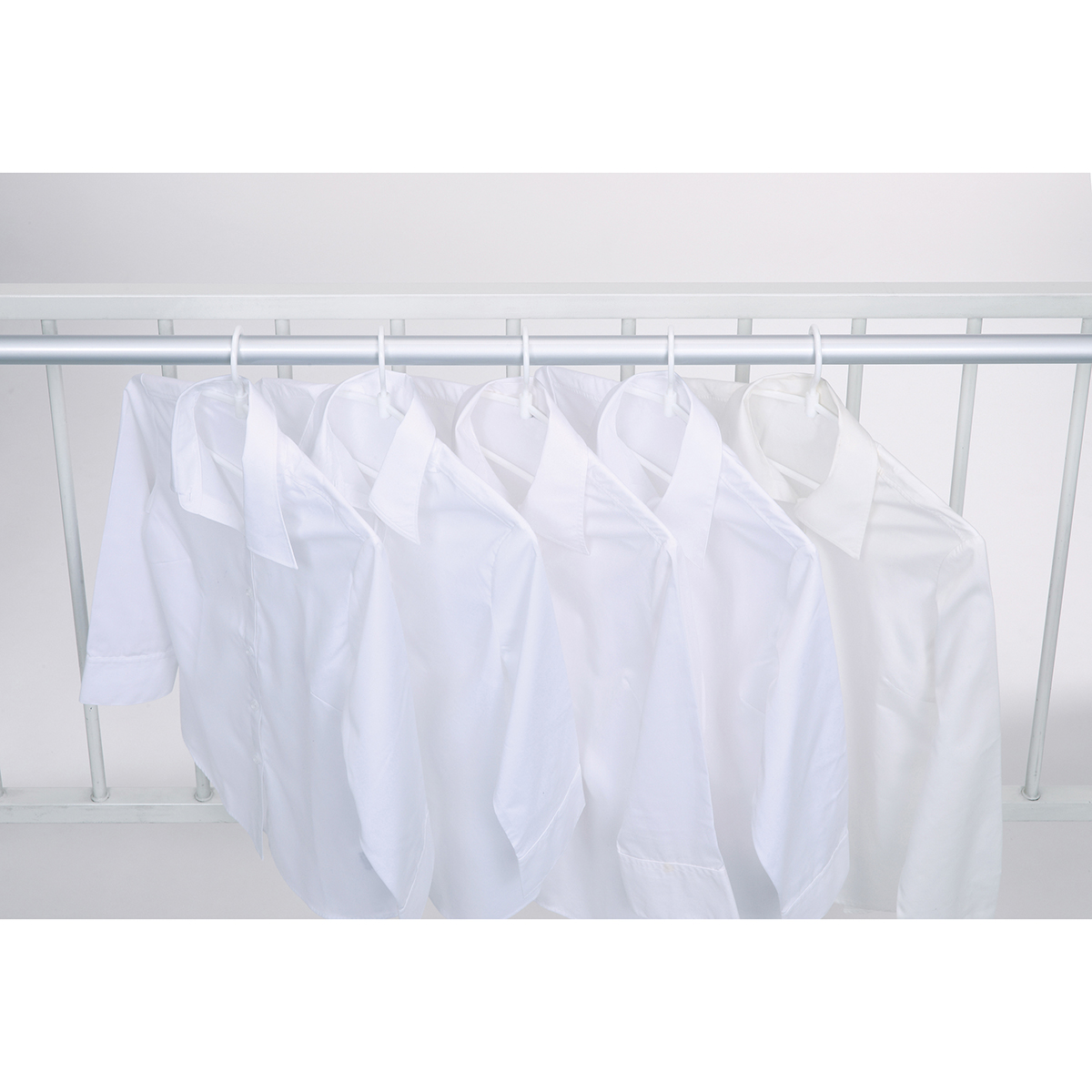 MS回転フックハンガー 5本組 ホワイト