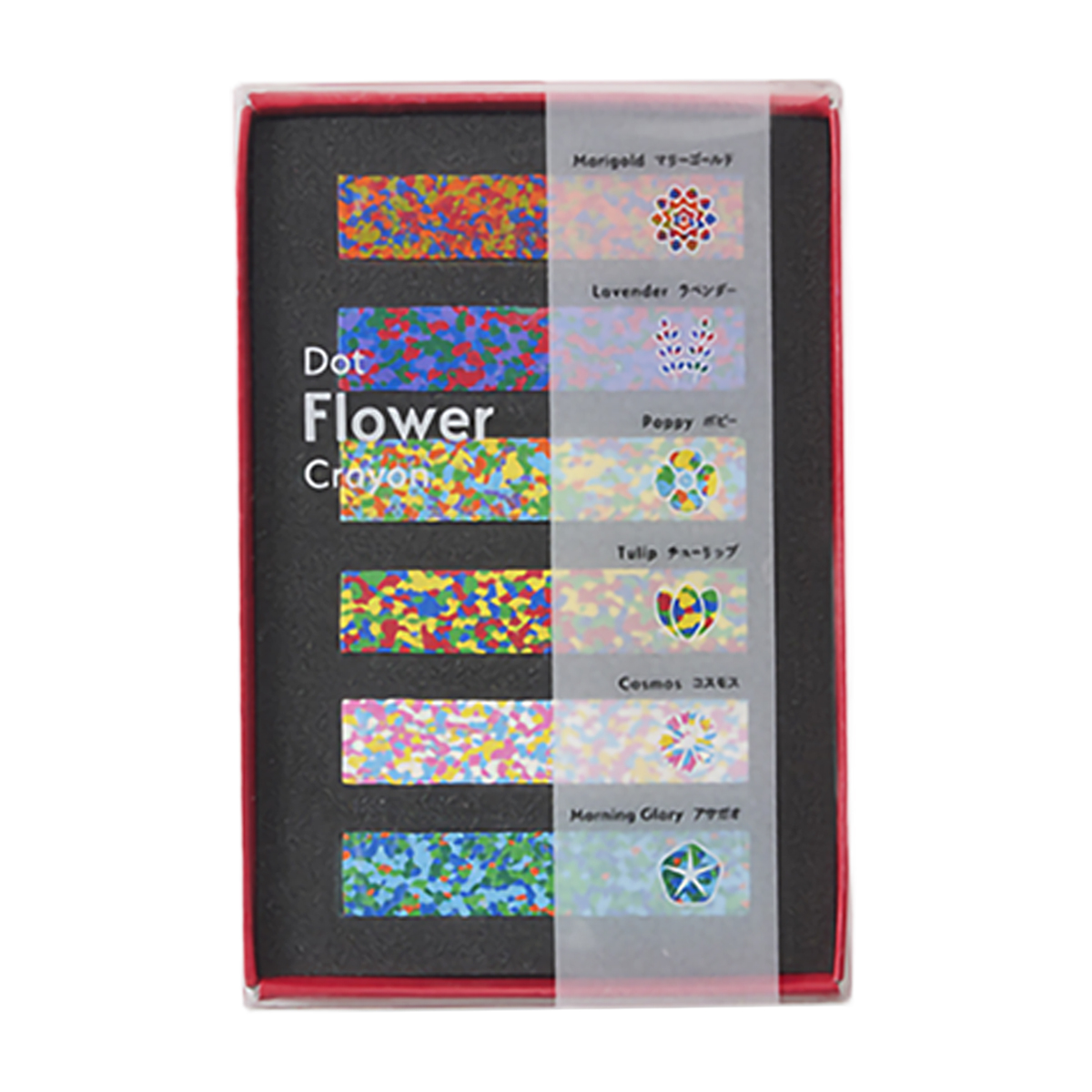 あおぞら　ドットフラワークレヨン