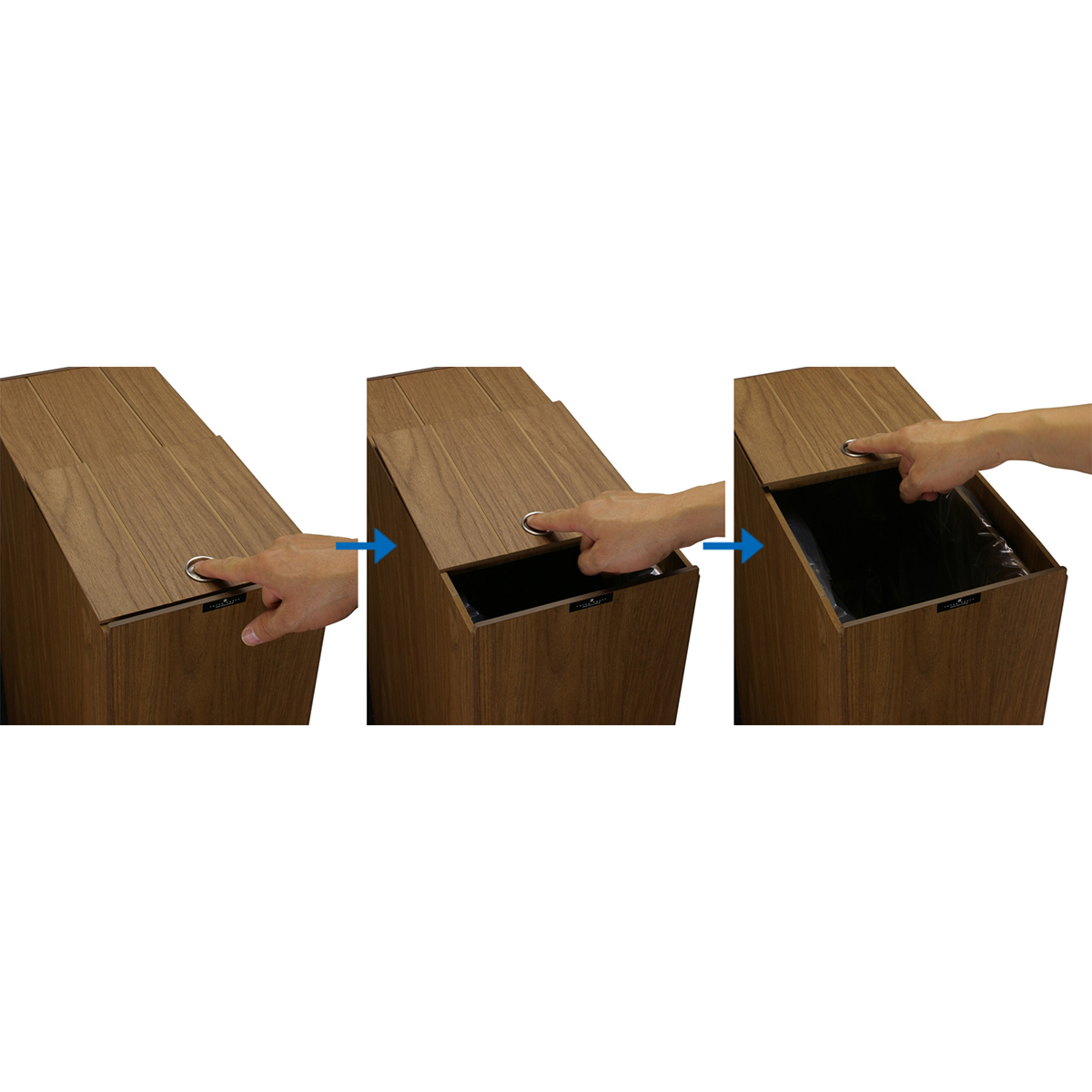 バスク　キッチンペール　４５Ｌ　ブラウン