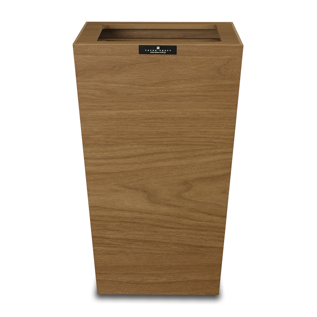バスク　ダストボックス　スクエア　Ｍ角　ブラウン