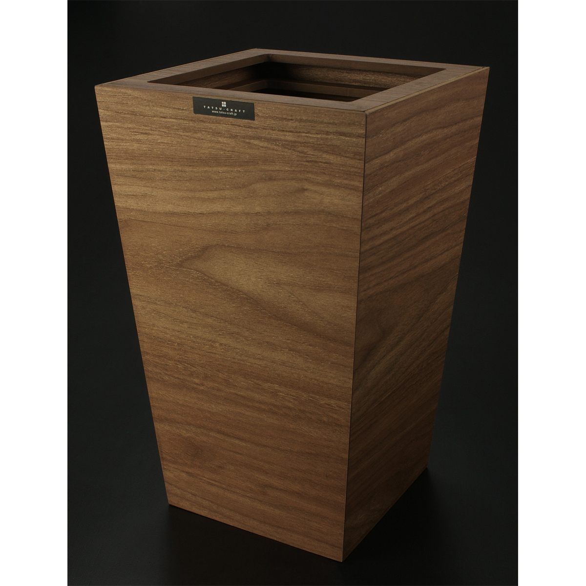 バスク　ダストボックス　スクエア　Ｍ角　ブラウン
